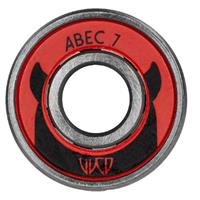 Wicked Skate Lagerset Abec-7 8-Pack rood