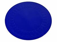 able2 Anti-slip matten rond - 14 cm blauw - 