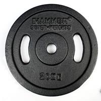 Hammer fitness hammer halterschijven gietijzer - met grepen vanaf 5 kg