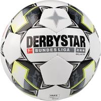 Derbystar Bundesliga Brillant TT HS Voetbal - Wit / Zwart / Geel - 5