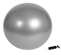 Virtufit Anti-Burst Fitnessbal Pro - Gymbal - Swiss Ball - met Pomp - Grijs - 65 cm