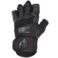 Gorillawear Dallas Wrist Wrap Fitness Handschoenen - Zwart - 3XL