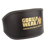 Gorillawear Full Leather padded belt - XXL/XXXL