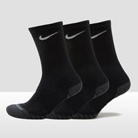 Nike Everyday Max Cushion Crew 3er-Pack Trainingssocken Herren, schwarz/weiß, L