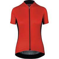 Assos SS. Jersey Uma GT fietsshirt korte mouwen blauw dames, L / rood met zwart
