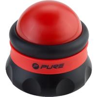pure2improve massage- en relaxbal 5,5 cm rood/zwart