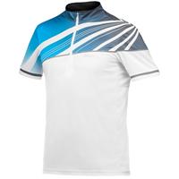 CRAFT MTB-shirt Performance Bike Loosefit, wit-blauw fietsshirt met korte