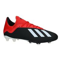 Zwart/Rode Voetbalschoenen Adidas X 18.3 FG