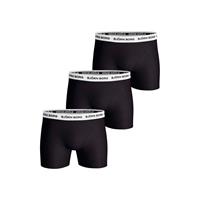 BJÃRN BORG Herren Boxershorts 3er Pack - Pants, Cotton Stretch, Logobund, schwarz/weiÃŸ