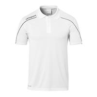 Uhlsport Stream 22 Polo Shirt weiß/schwarz