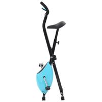 vidaXL Heimtrainer X-Bike Gurtwiderstand  Blau