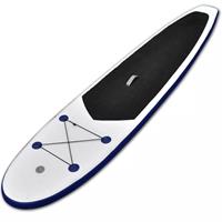 VIDAXL Stand Up Paddle Board Sup Aufblasbar Blau Und Weiß
