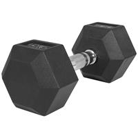 Dumbell 12,5 kg (1 x 12,5 kg) Hexagon Rubber