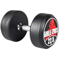 Gorilla Sports Rundhantel Schwarz/Rot 22,5 kg