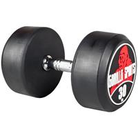 Gorilla Sports Rundhantel Schwarz/Rot 30 kg