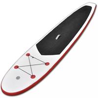 VIDAXL Stand Up Paddle Board Sup Aufblasbar Rot Und Weiß