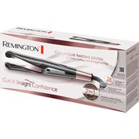 Remington Glätteisen S6606 Curl & Straight Confidence Haarglätter Keramik-Turmalin-Beschichtung