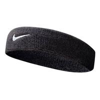 Nike Swoosh-hoofdband - Zwart - Dames