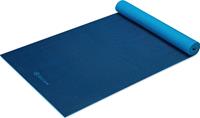 Gaiam 2-Color Yogamatte 6mm Premium blau