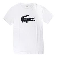 Lacoste Jungen-Shirt aus Funktionsstoff mit Krokodil Lacoste Sport Tennis - Weiß / Navy Blau 