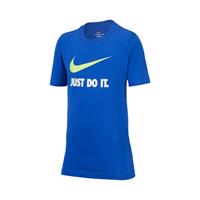 Nike T-Shirt, gerippter Kragen, für Jungen, royal, L, L