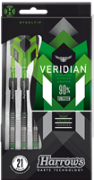 harrows Veridian 90% Tungsten Steeltip dartpijlenset
