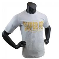 Super Pro T-shirt Weiß/gold 