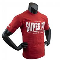 Super Pro T-shirt Rot/weiß 