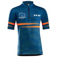 Northwave Origin Junior Jersey Sh Sls Blue/Orange 10