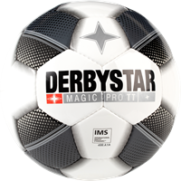 DerbyStar voetbal Magic Pro TT wit zwart