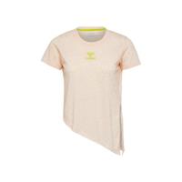 Hummel asymmetrisch sport T-shirt Stacy lichtroze