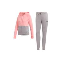 Adidas Jogginganzug "Linear" French Terry, Kapuze, für Damen, rosa / grau, S, S