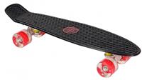 AMIGO Skateboard Mit Led-lampen 55,5 Cm Schwarz/rot