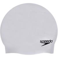 Speedo - Plain Moulded Silicone Cap - Badmuts grijs
