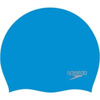 Speedo - Plain Moulded Silicone Cap - Badmuts blauw/ chrome