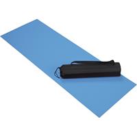Blauwe yoga/fitness mat 60 x 170 cm Blauw