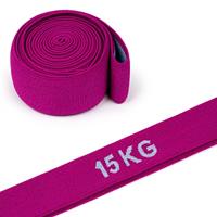 Sport-Thieme Elastische Textiel Powerband Ring, 15 kg, Paars-Grijs