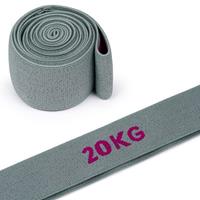Sport-Thieme Elastische Textiel Powerband Ring, 20 kg, Grijs-Paars