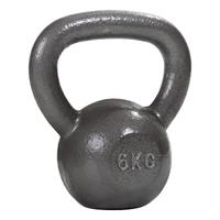 Sport-Thieme Kettlebell Hamerslag, geschilderd, grijs, 6 kg