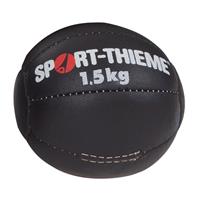 Sport-Thieme Medicine bal Zwart, 1,5 kg, ø 19 cm