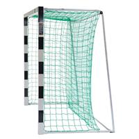 Sport-Thieme Hallenhandballtor 3x2 m, frei stehend mit patentierter Eckverbindung, Blau-Silber, Mit feststehenden Netzbügeln