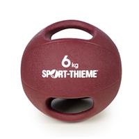 Sport-Thieme Medicinebal met handgrepen, 6 kg, Bordeaux