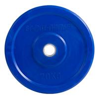 Sport-Thieme Halterschijf Bumper Plate, kleurrijk, 20 kg, blauw