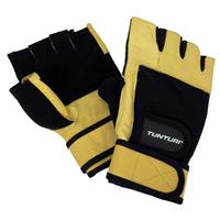 Tunturi fitness-handschoenen High Impact zwart/geel 
