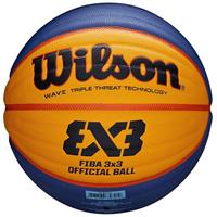 Wilson basketball Fiba 3x3 rubber geel/blauw 