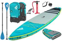 Fanatic Ray Air 13.6 Premium Touring SUP Windsurf Stand up Paddle Board Set 4...