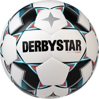 Derbystar Brillant S-Light 290g Leicht-Fußball DB weiß/blau/schwarz