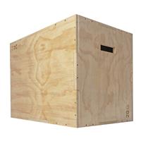 virtufit Houten Crossfit Plyo Box 3-in-1 - Groot - 50 x 60 x 75 cm