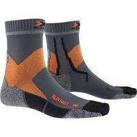 X-Bionic X-Socks Run Fast Socken Unisex pearl grey/sunset orange