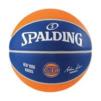 Spalding basketbal NY Knicks rubber blauw/oranje 